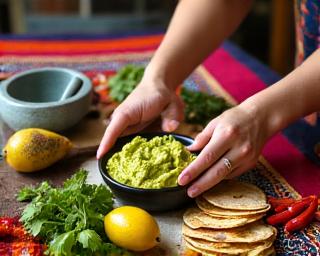 Latin American cooking workshop with traditional ingredients